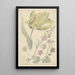 Reproduction of the painting Study of a yellow tulip and another plant - Elias van Nijmegen