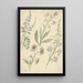 Four studies of pink and blue flowers - Elias van Nijmegen — framed artwork on a wall