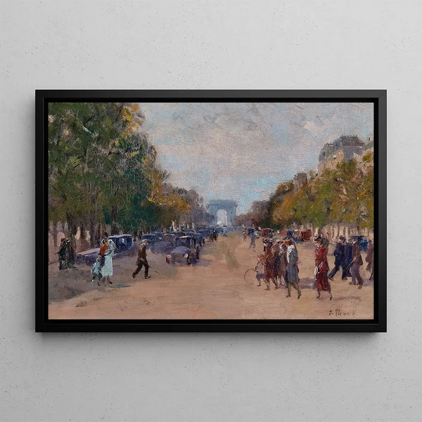Les Champs-Élysées - Élie Anatole Pavil — framed artwork on a wall