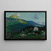 Landscape painting of sub-mountainous scenery Kopa Magury in Zakopane - Eligiusz Niewiadomski — framed artwork on a wall