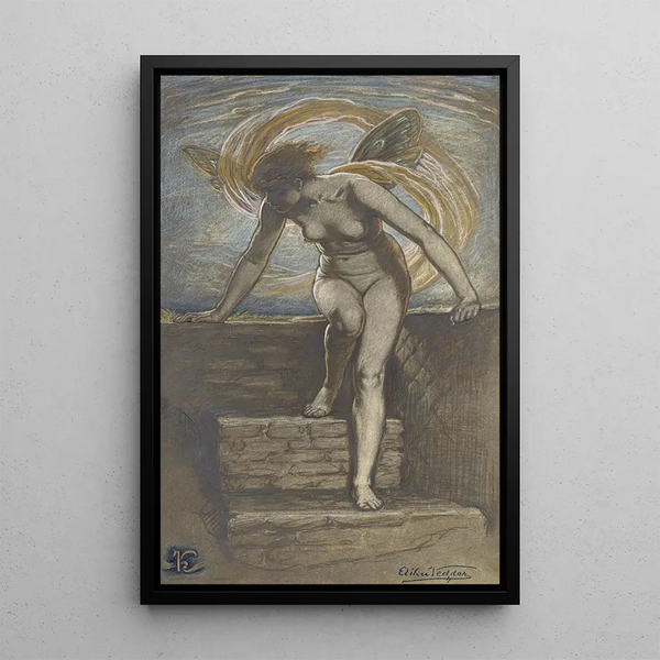 Reproduction of the painting Dawn - Elihu Vedder