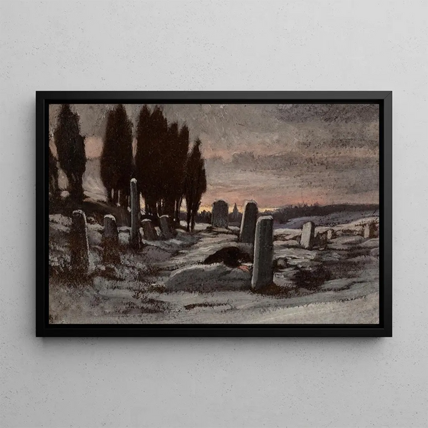 Desolation - Elihu Vedder — framed artwork on a wall
