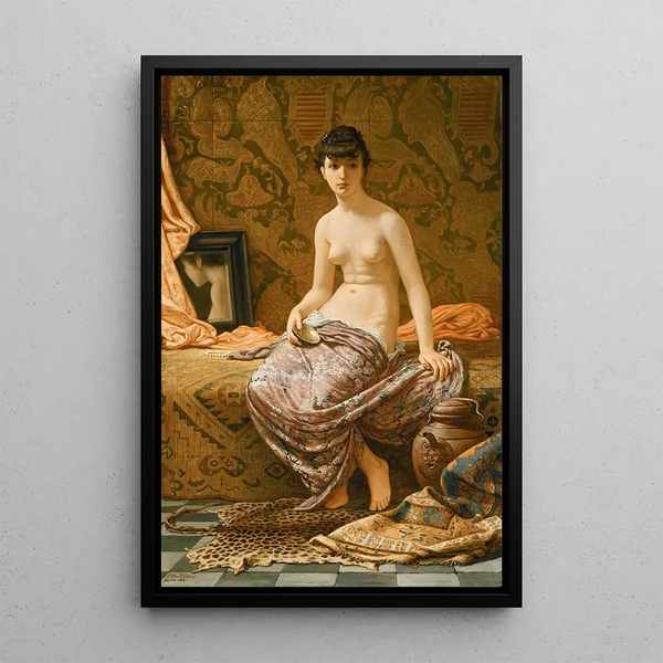 Odalisque - Elihu Vedder — framed artwork on a wall