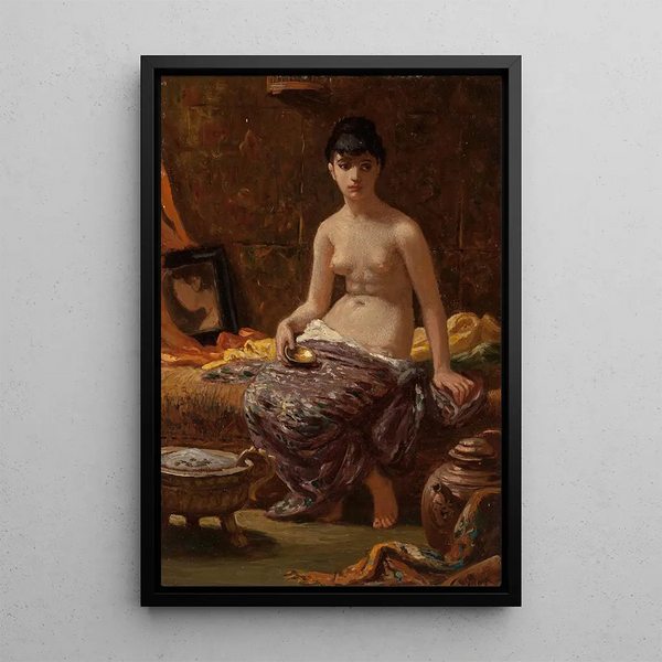 Reproduction of the painting Study for Odalisque - Elihu Vedder