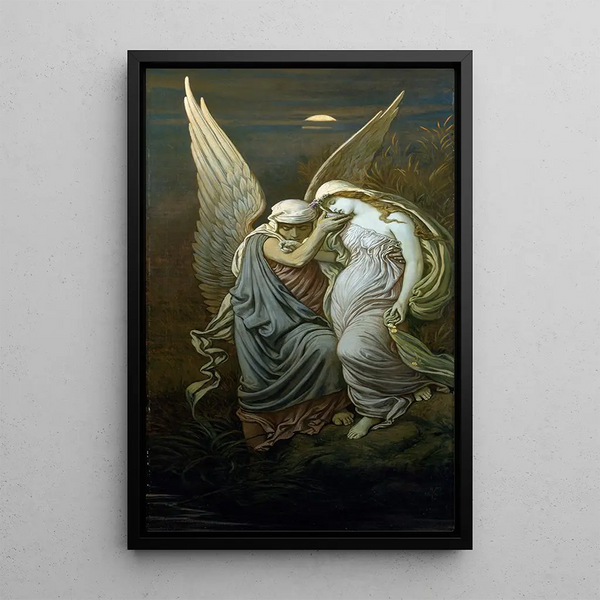 Reproduction of the painting The Cup of Death - Elihu Vedder