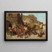 La Fable du meunier, de son fils et de l'âne No 6 - Elihu Vedder — framed artwork on a wall