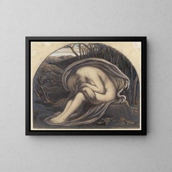 La Madeleine - Elihu Vedder — framed artwork on a wall