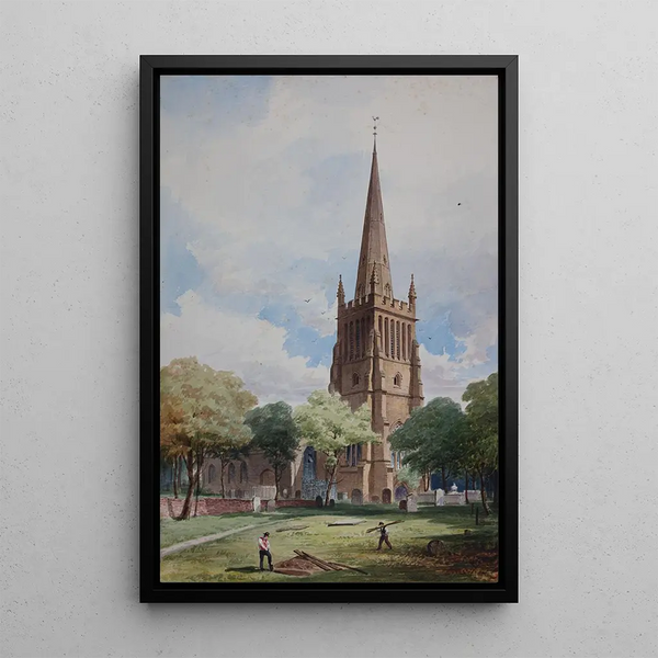 Church of Aston - Elijah Walton — framed artwork on a wall