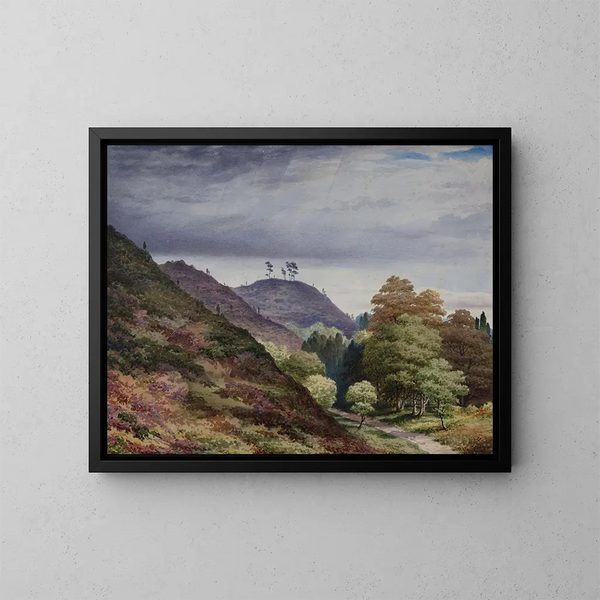 Hill of Cofton - Elijah Walton — framed artwork on a wall