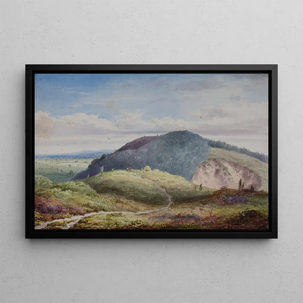 Rednal Painting from Cofton - Elijah Walton — framed artwork on a wall