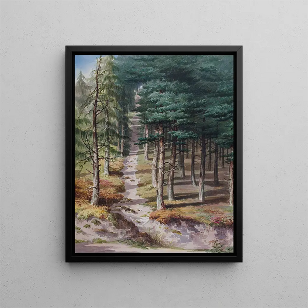 Bois de Rednal - Elijah Walton — framed artwork on a wall