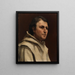 A Monk - Elin Danielson-Gambogi — framed artwork on a wall
