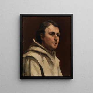 A Monk - Elin Danielson-Gambogi — framed artwork on a wall