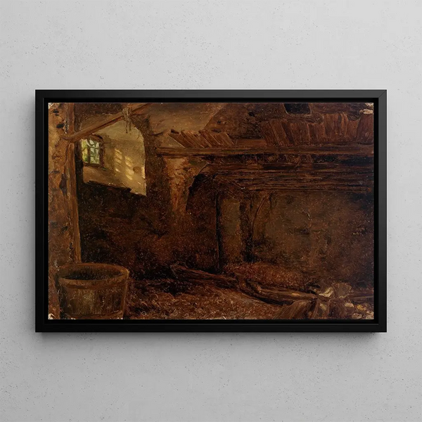 Interior Painting - Eliphalet Fraser Andrews — framed artwork on a wall