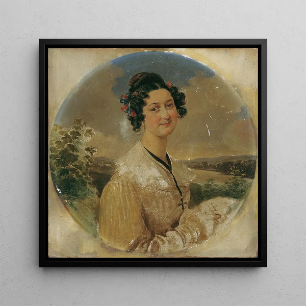 Elisabeth Konopasek - Peter Fendi — framed artwork on a wall