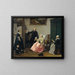 Visit to the doctor - Elisabeth Geertruida Wassenbergh — framed artwork on a wall