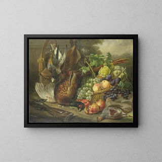 Still life - Elisabeth Josetta Hoopstad — framed artwork on a wall