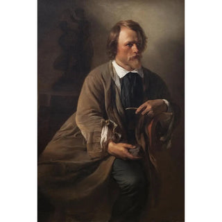 The sculptor Jens Adolf Jerichau, the artist's husband - Elisabeth Jerichau-Baumann — artwork view