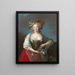 Elisabeth Philippe Marie Hélène of France, known as Madame Elisabeth - Elisabeth Louise Vigée Le Brun — framed artwork on a wall