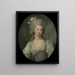 Ernestine Frédérique Princess of Croÿ - Elisabeth Louise Vigée Le Brun — framed artwork on a wall