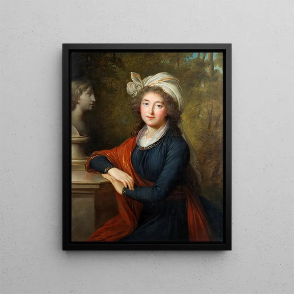 Izabela Lubomirska - Elisabeth Louise Vigée Le Brun — framed artwork on a wall