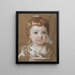 Jeanne Julie Louise Lebrun, the artist's two-year-old daughter - Elisabeth Louise Vigée Le Brun — framed artwork on a wall