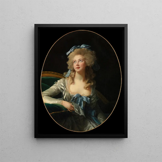 Madame Grand Noël Catherine Vorlé 1761-1835 - Elisabeth Louise Vigée Le Brun — framed artwork on a wall