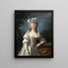 Madame du Barry - Elisabeth Louise Vigée Le Brun — framed artwork on a wall