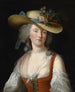 Portrait Painting of Anne Catherine Le Preudhomme de Chatenoy, Countess of Verdun - Elisabeth Louise Vigée Le Brun — artwork view