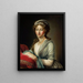 Portrait of Elzbieta Aleksiejewna, wife of Tsar Alexander I - Élisabeth Louise Vigée le Brun — framed artwork on a wall