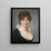Portrait painting of Mrs. Spencer Perceval née Jane Wilson - Elisabeth Louise Vigée Le Brun — framed artwork on a wall