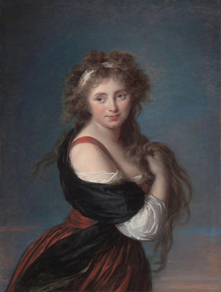 Portrait of Hyacinthe Gabrielle Roland - Elisabeth Louise Vigée Le Brun — artwork view