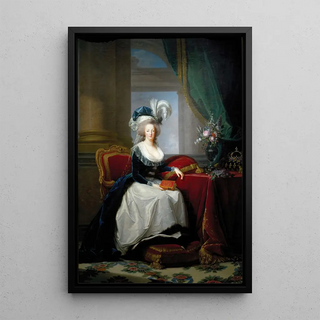 Reproduction of the painting Portrait of Marie-Antoinette, Queen of France - Elisabeth Louise Vigée Le Brun