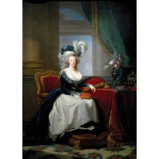 Reproduction of the painting Portrait of Marie-Antoinette, Queen of France - Elisabeth Louise Vigée Le Brun