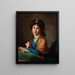 Portrait Painting of Natalia Zakharovna Kolycheva née Hitrovo - Elisabeth Louise Vigée Le Brun — framed artwork on a wall