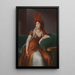 Portrait of Princess Anna Alexandrovna Galitzin - Elisabeth Louise Vigée Le Brun — framed artwork on a wall