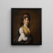 Portrait of Princess Belozersky - Elisabeth Louise Vigée Le Brun — framed artwork on a wall