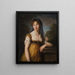 Portrait of a Woman - Elisabeth Louise Vigée Le Brun — framed artwork on a wall