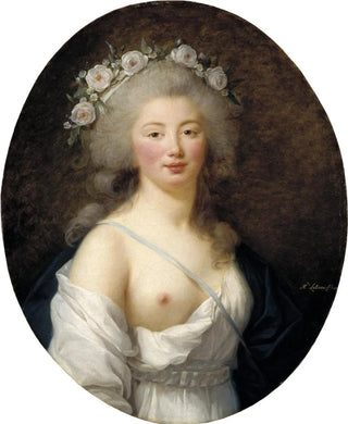 Portrait of a Young Woman in Flore - Elisabeth Louise Vigée Le Brun — artwork view