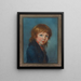 Portrait of a Boy - Elisabeth Louise Vigée Le Brun — framed artwork on a wall