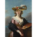 Self-portrait with Straw Hat - Elisabeth Louise Vigée Le Brun — artwork view