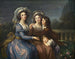 La marquise de Pezay et la marquise de Roug avec ses fils Alexis et Adrien - Elisabeth Louise Vigée Le Brun — artwork view
