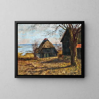 On the Bodden of Saaler - Elisabeth von Eicken — framed artwork on a wall