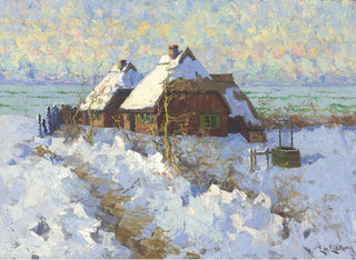 Winter Landscape Painting - Elisabeth von Eicken — artwork view