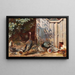 Corner of the Farmyard - Elise Konstantin Hansen — framed artwork on a wall