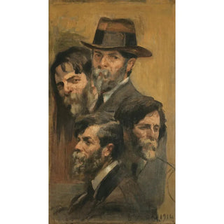 Eliseu Visconti - Autorretrato em quatro posies.webp