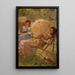 Sun Cure Painting - Eliseu Visconti — framed artwork on a wall