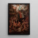 Dante and Virgil ascending to Paradise - Eliseu Visconti — framed artwork on a wall