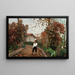 Child in the Slope - Eliseu Visconti — framed artwork on a wall