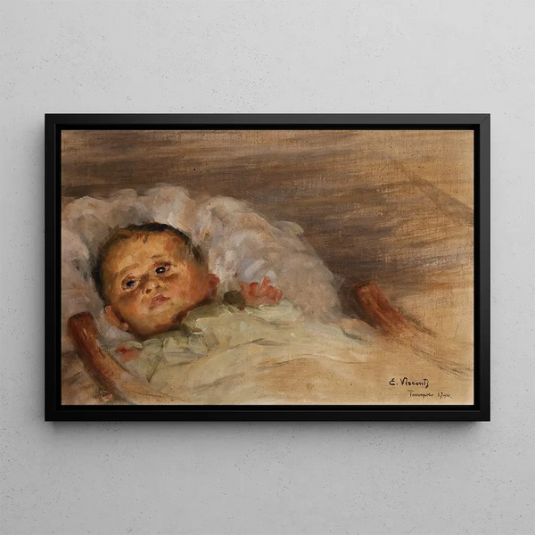 My Grandson - Eliseu Visconti — framed artwork on a wall
